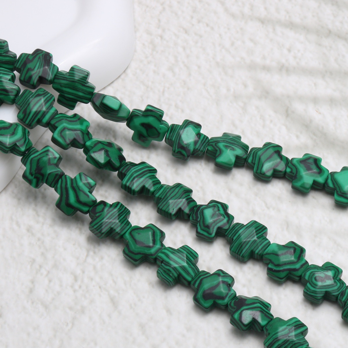 malachite synthetic 12*12*5mm