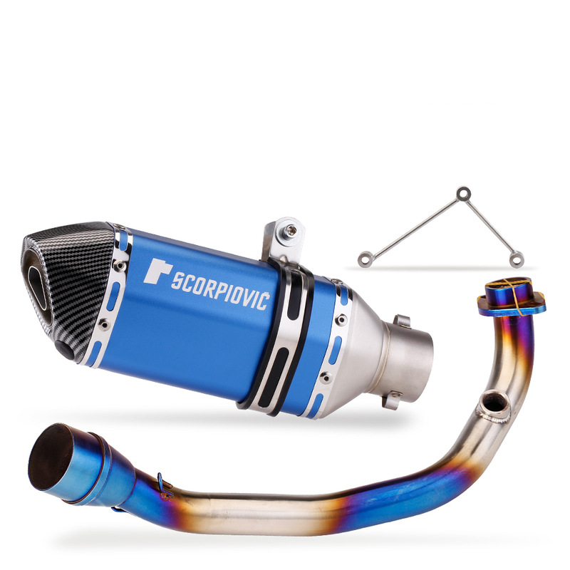 Burned blue front section   small hexagonal blue imitation carbon head 300