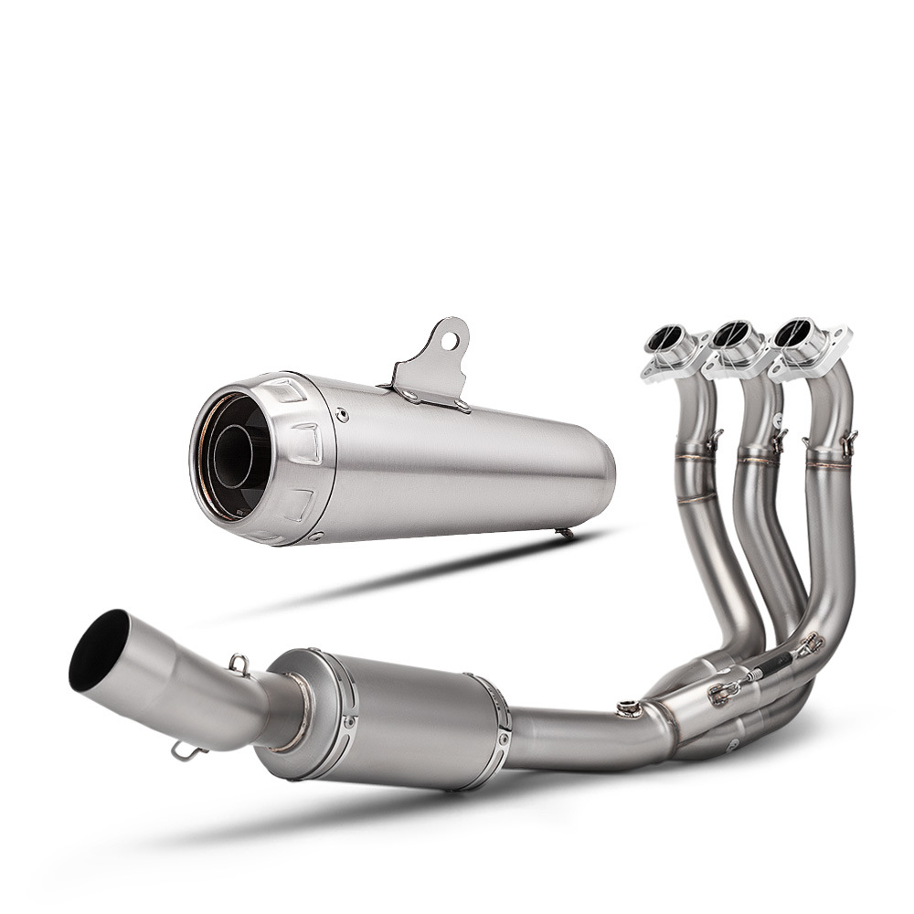 Triumph 660 dual oxygen mouth front section   aw30 stainless steel
