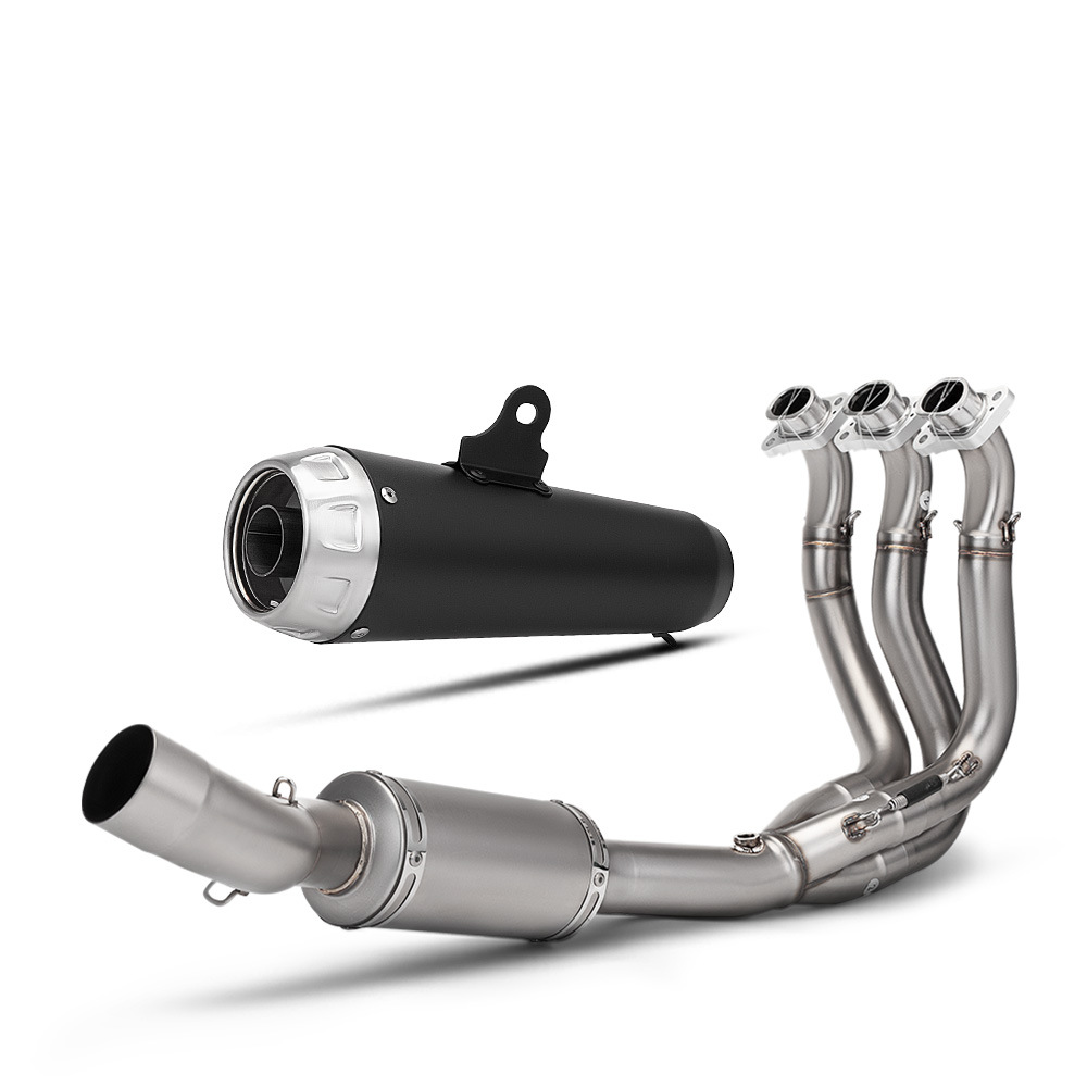 Triumph 660 dual oxygen mouth front section   aw30 black