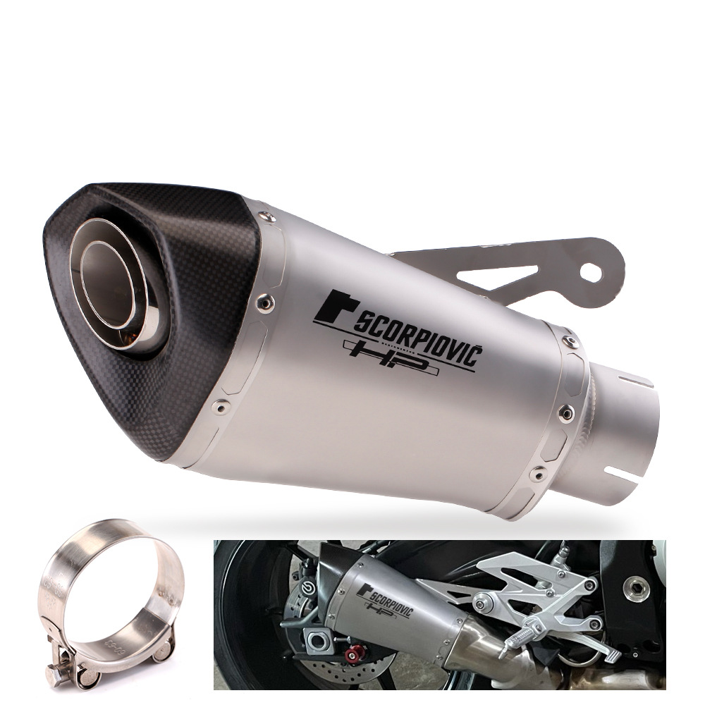 Titanium color single hole 65mm2010-2014 S1000RR