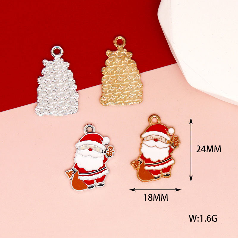 1 gingerbread man santa claus Gold