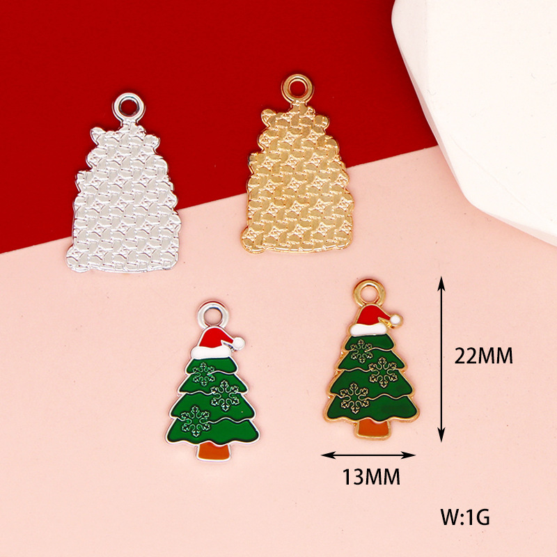 11 hat christmas tree platinum color