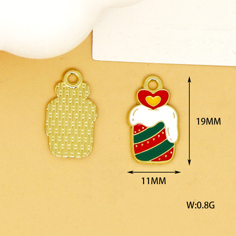 2 Christmas candles L
