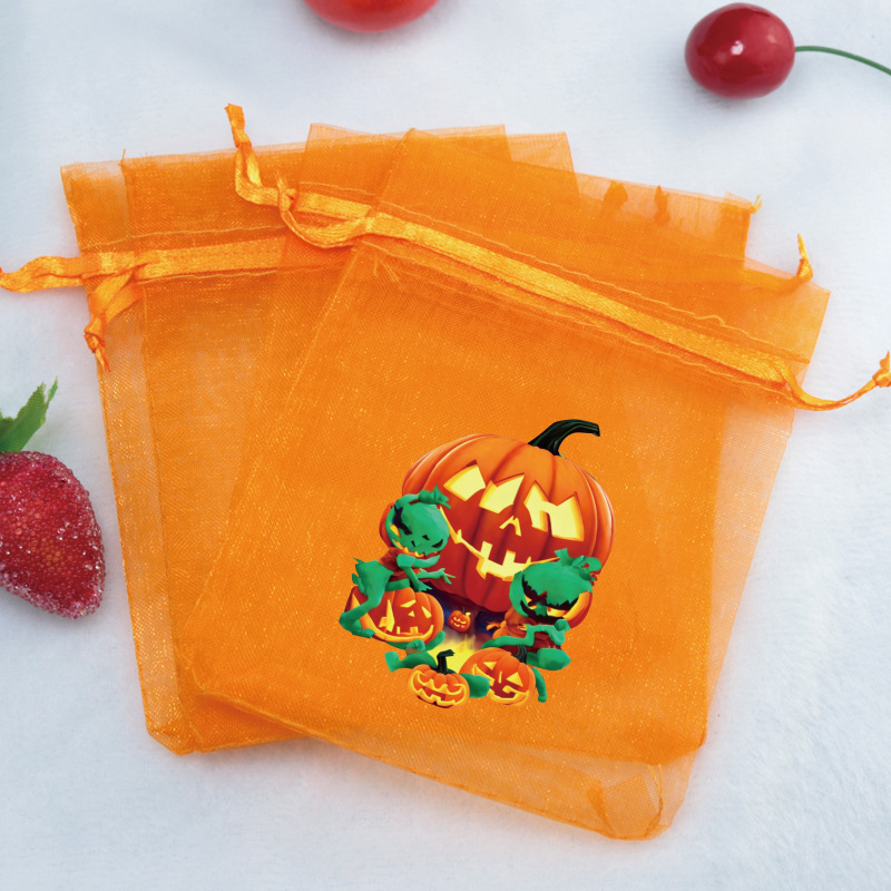 5:Halloween ws04-1 [orange gauze bag]; 11x16cm