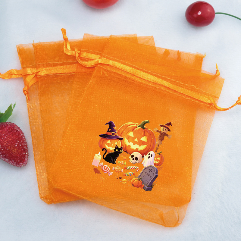 9:Halloween ws04-2 [orange gauze bag]; 13x18cm