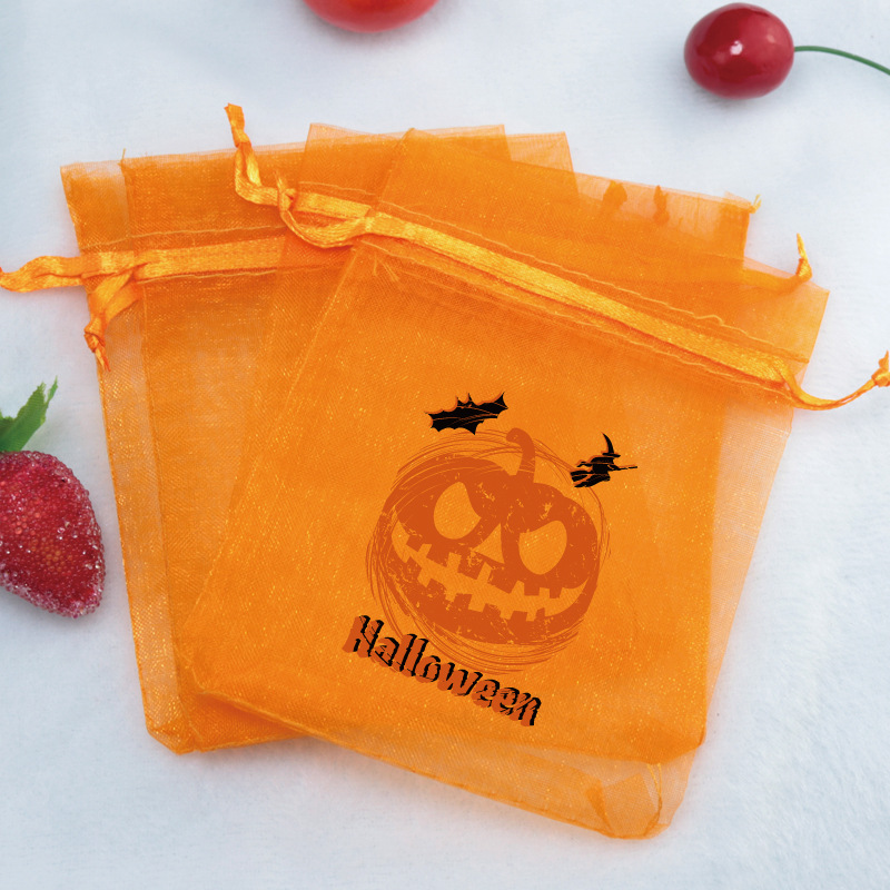 12:Halloween ws04-3 [orange gauze bag]; 13x18cm