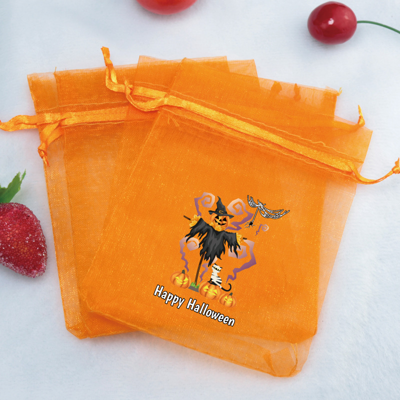 14:Halloween ws04-4 [orange gauze bag]; 11x16cm