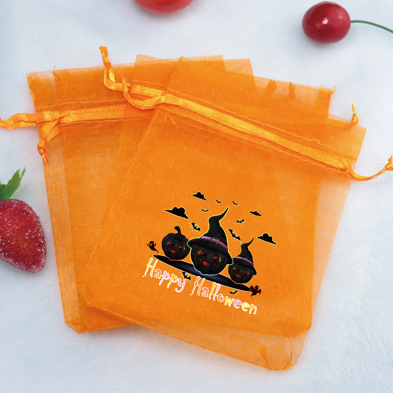 23:Halloween ws04-7 [orange gauze bag]; 11x16cm
