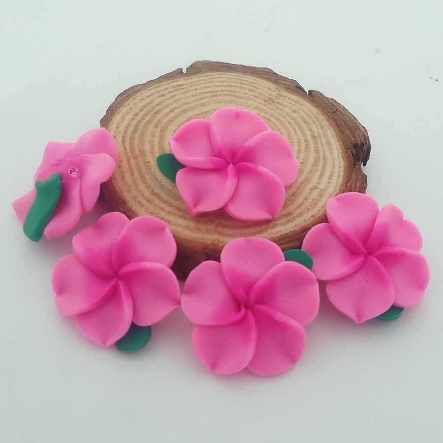 5:Light Rose red flower root string hole