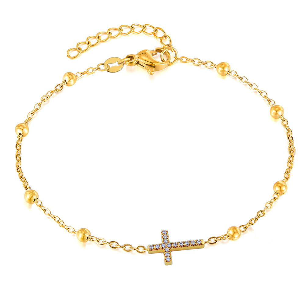 18k gold white stone b0044g