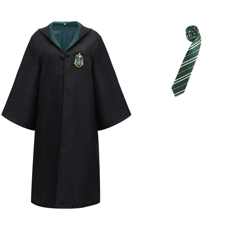 Green cloak   tie
