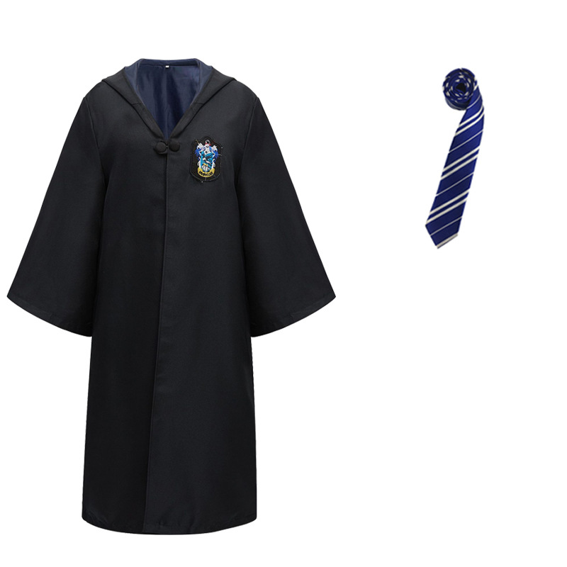 Blue cloak   tie