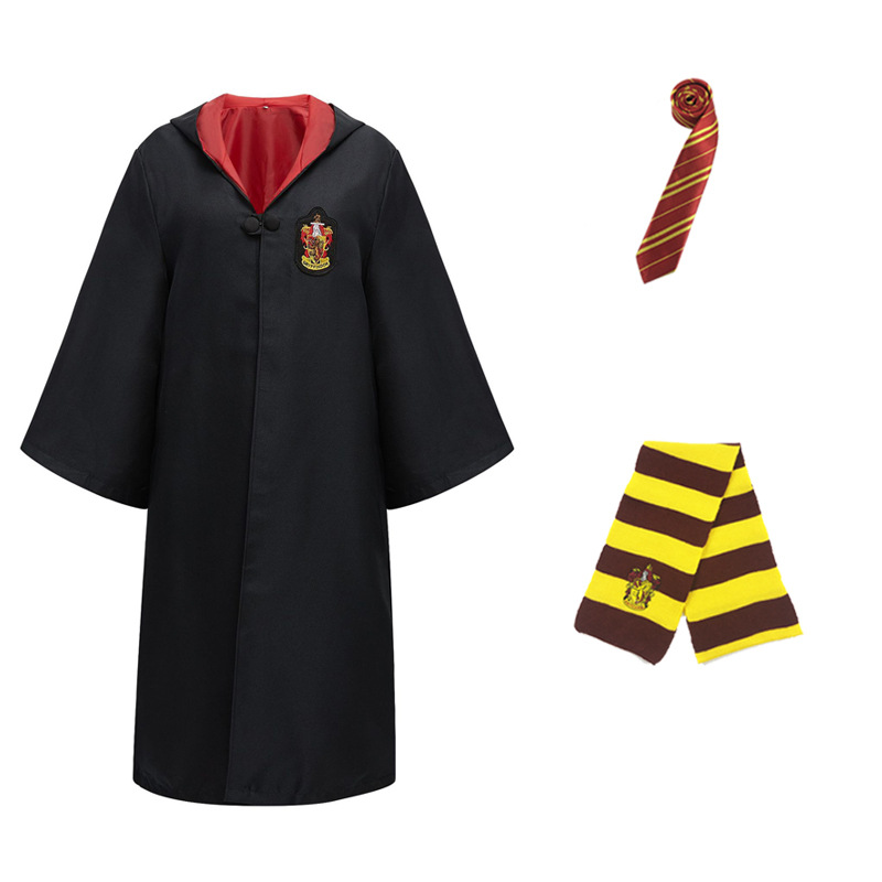Red cloak   tie   scarf