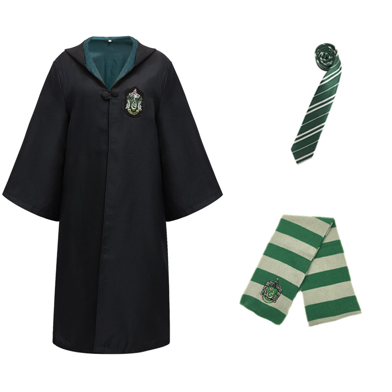 Green cloak   tie   scarf