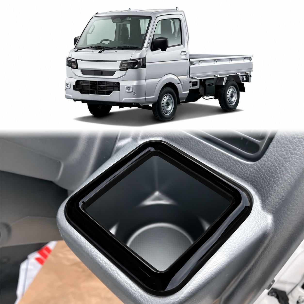 26 models of Clipper Truck cup holders (piano black)