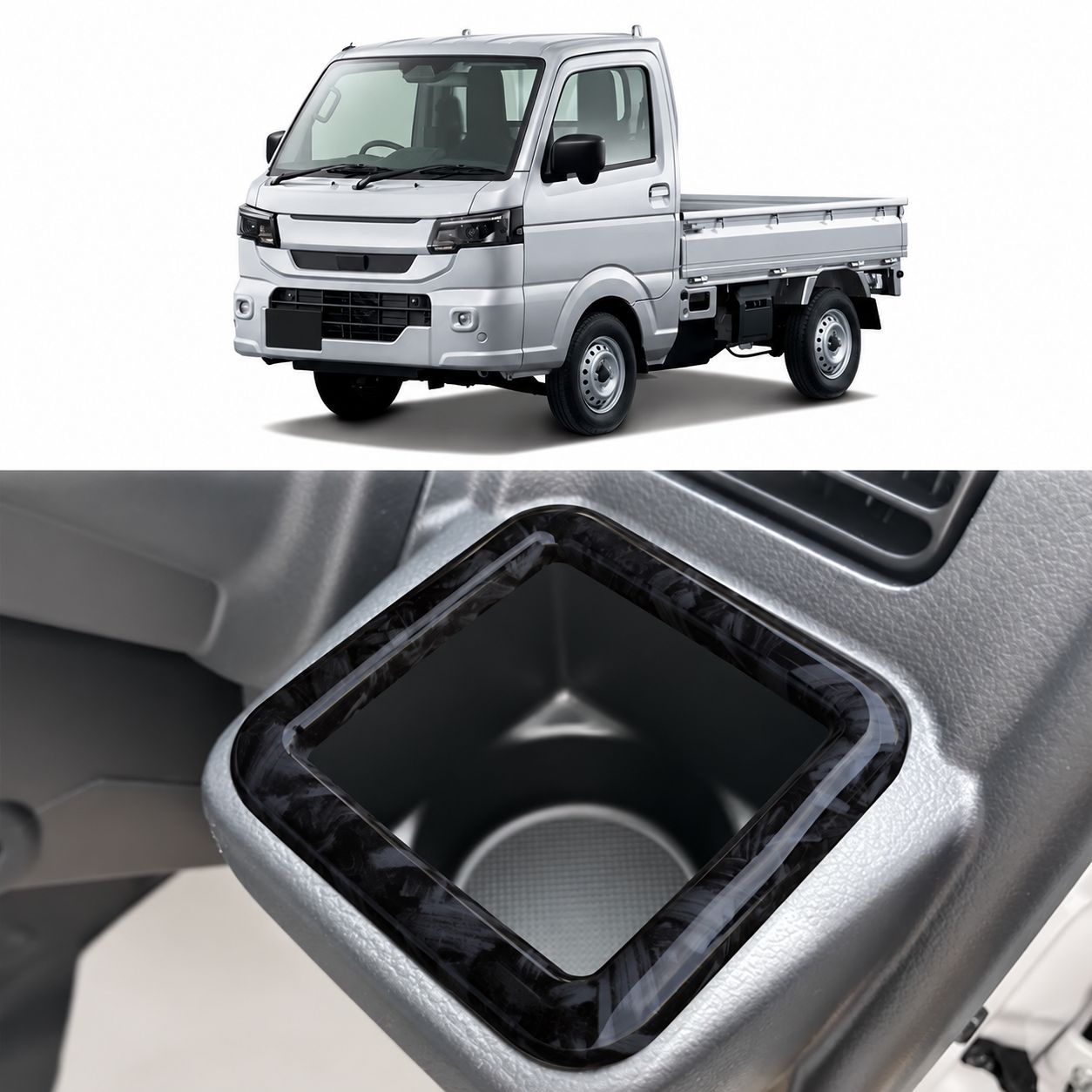 26 Clipper Truck cup holders (forged carbon fiber)
