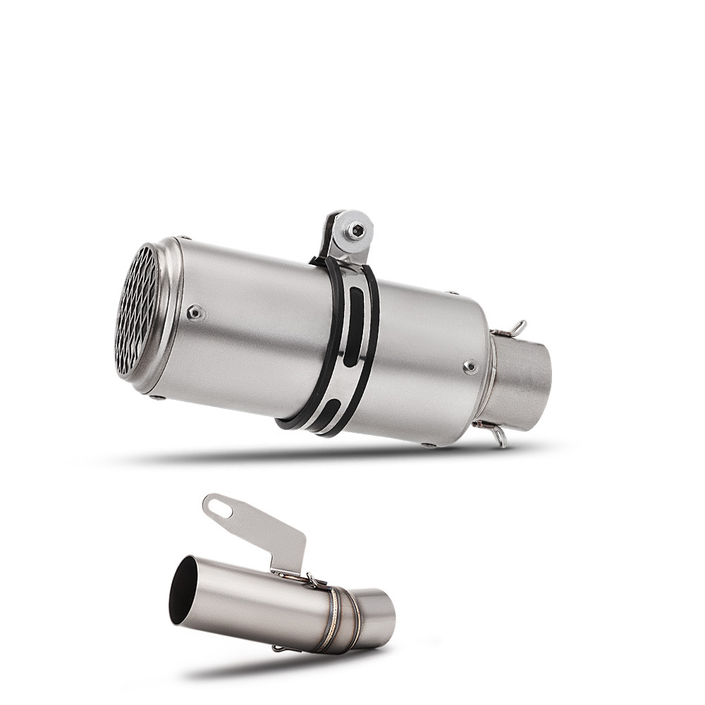 SRK  600 mid-section   titanium-colored barrel with round mouth and mesh