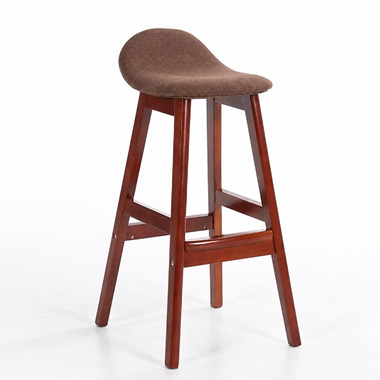 Brown Wooden Frame Coffee Cloth Removable and Washable