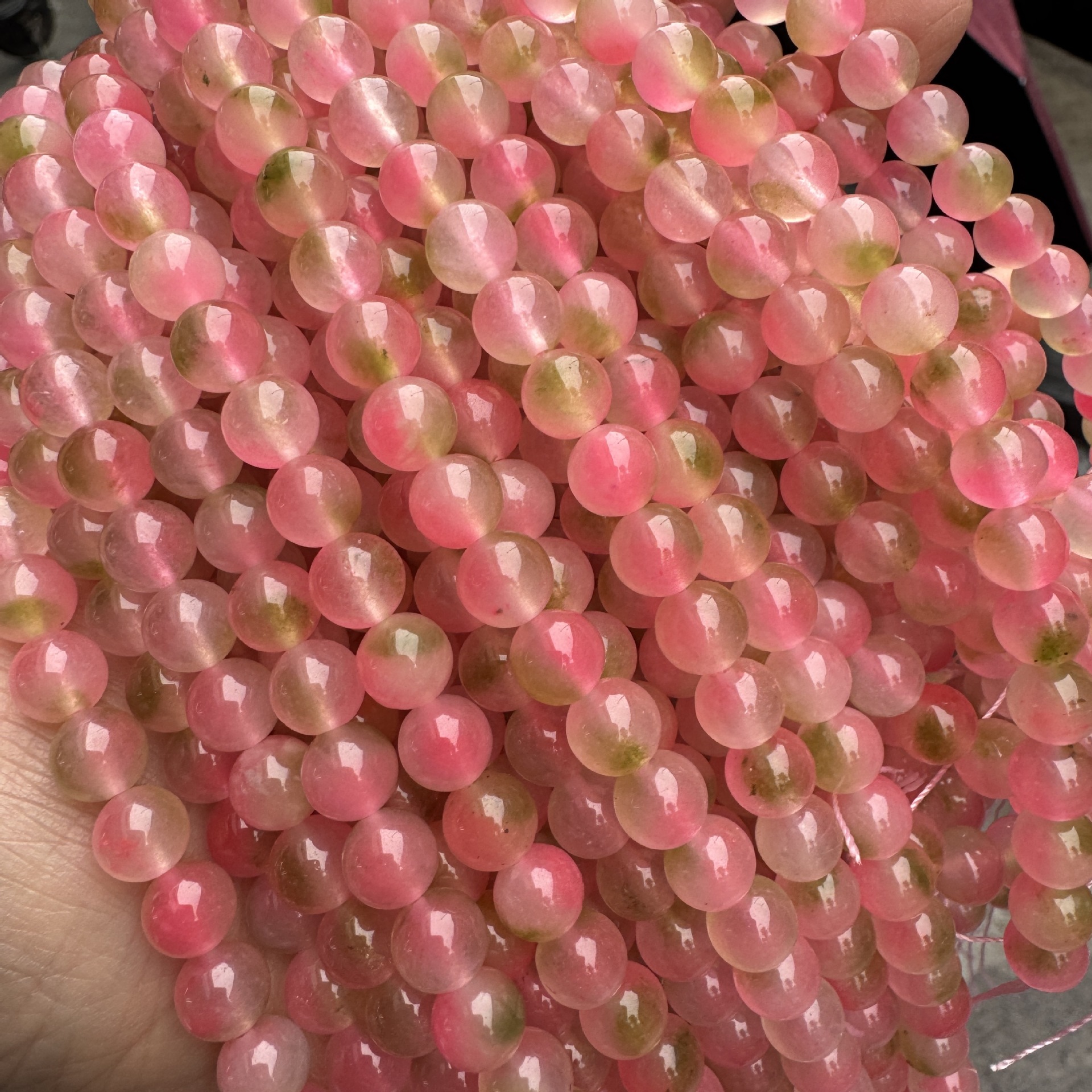 Ice Peach Blossom Chalcedony 6MM