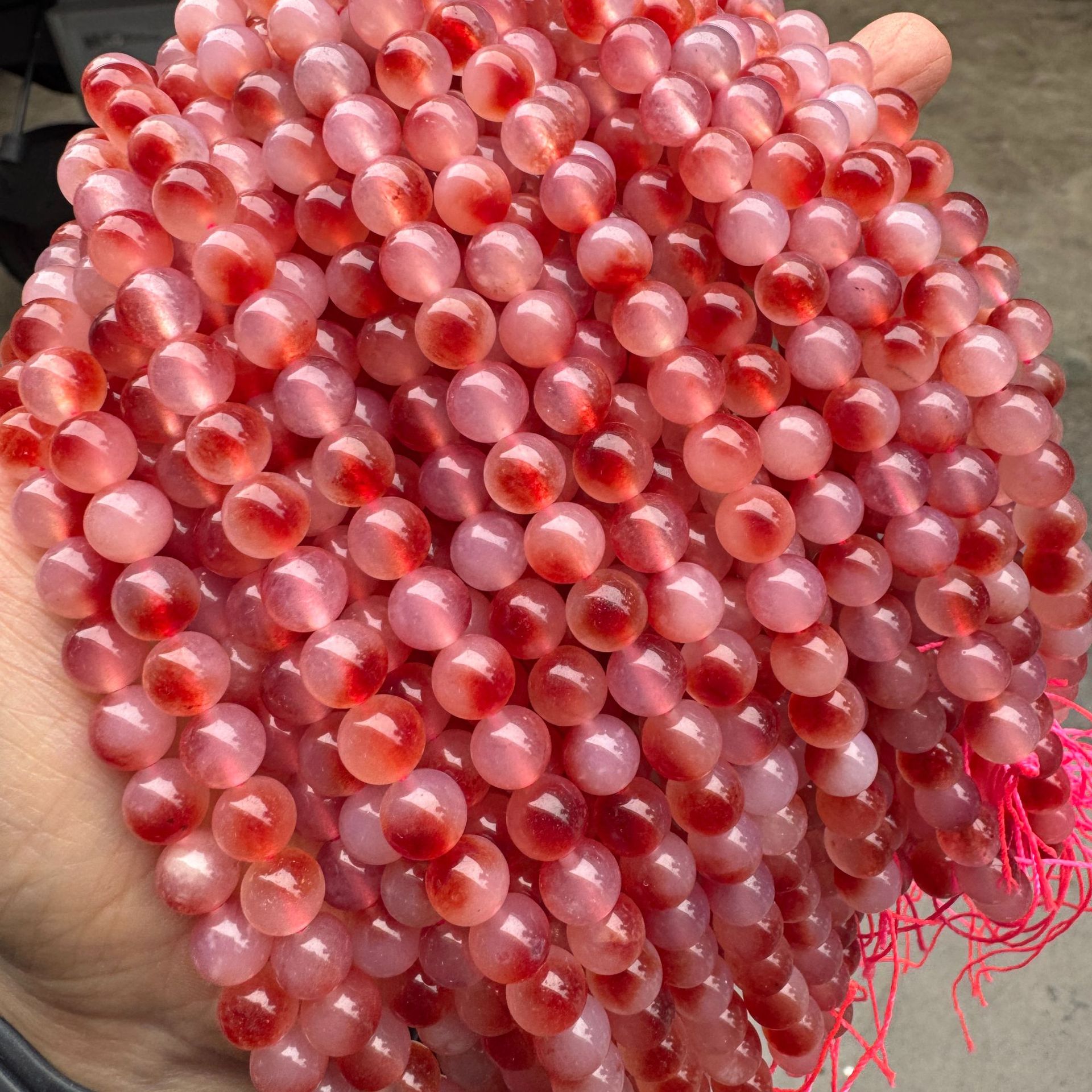 5:Red ice-flowered chalcedony