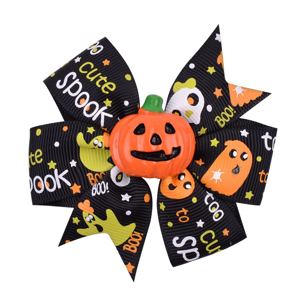 2:Black Pumpkin (green-orange ghost)