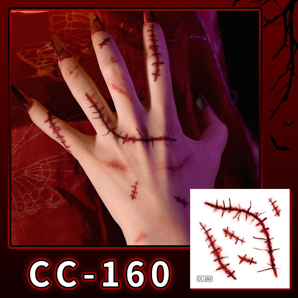 1:CC-160 (Halloween Scar Sticker)