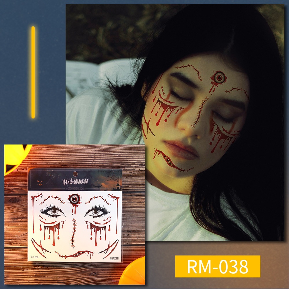 RM-038 (Halloween Tattoo Stickers) 158*158MM