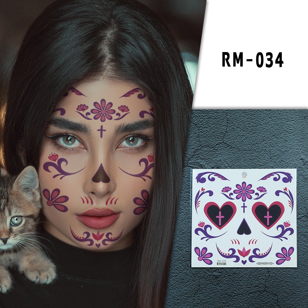 RM-034 (Halloween Tattoo Stickers) 158*158MM