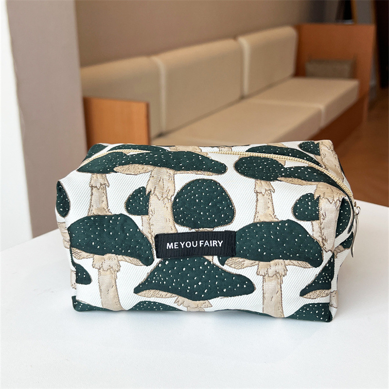 Pillow bag. magic mushroom green