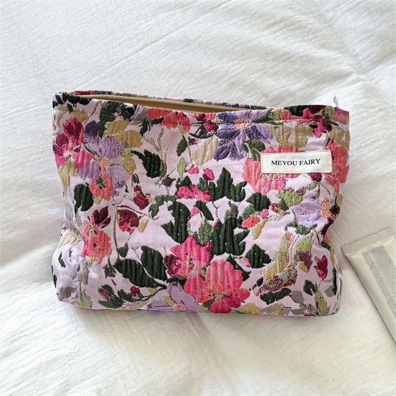 Large size. embossed purple pink flowers