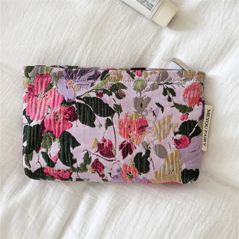 Small size. embossed purple pink flower