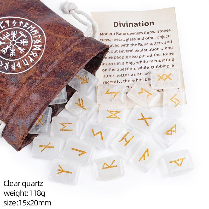 White Crystal Rune Set