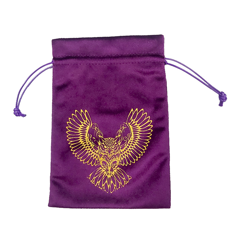 3:Owl purple cloth bag * 13*18cm