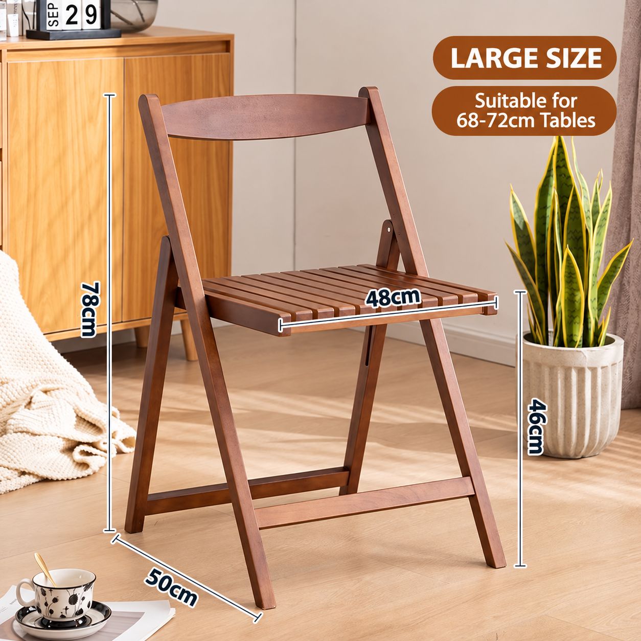 Walnut color solid wood model [extra large model]