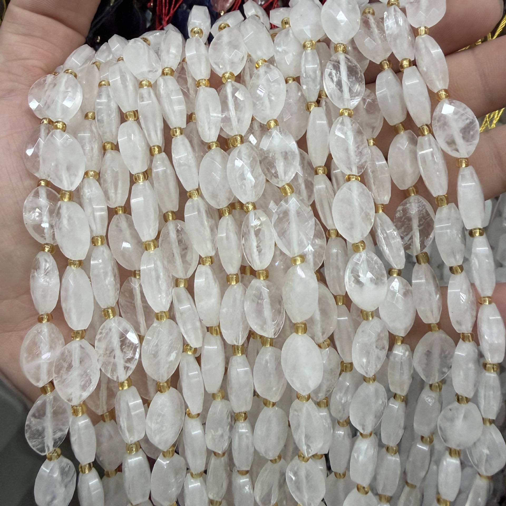 White crystal 10x14mm