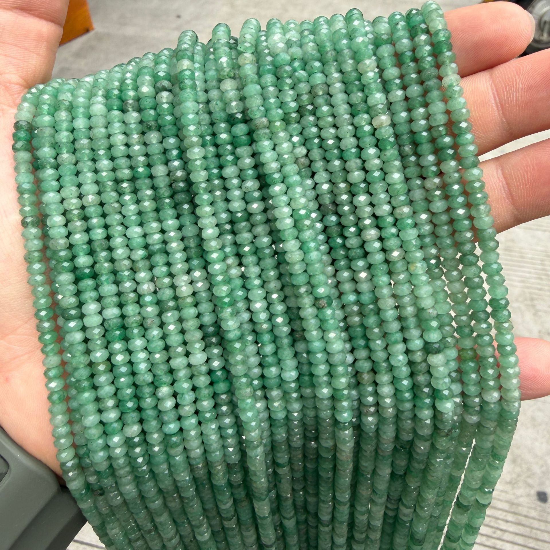 Green Aventurine 2x4mm