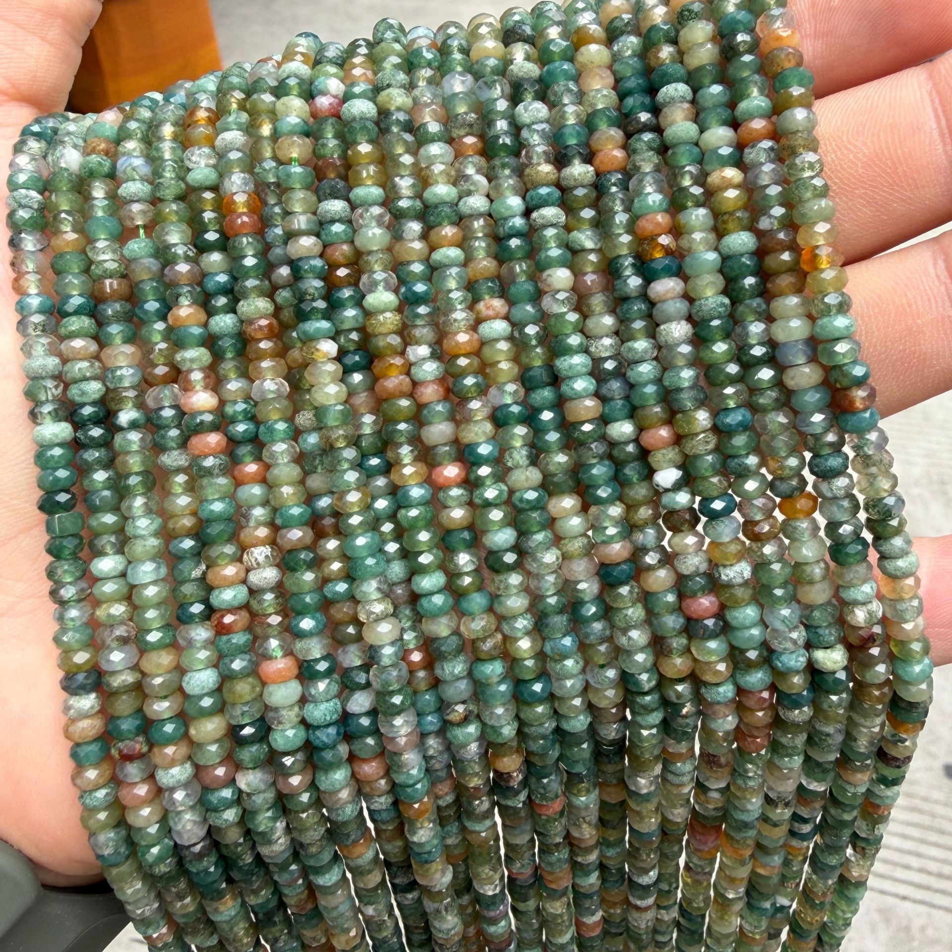 Indian agate 2x4mm