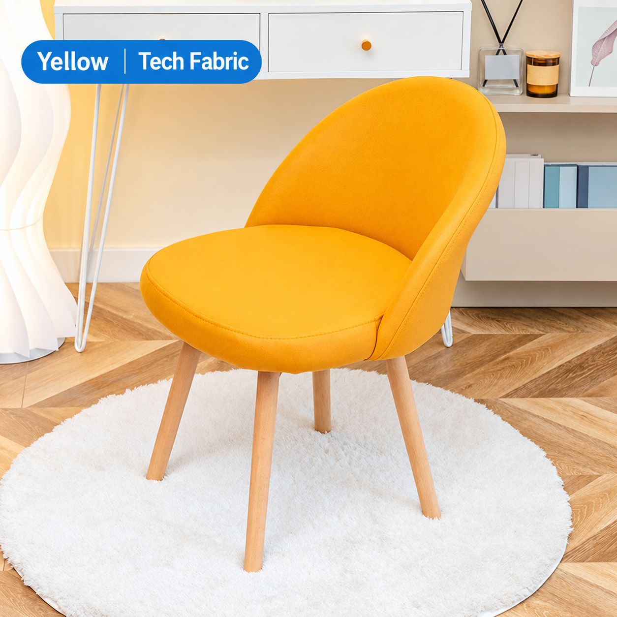 Yellow tech fabric