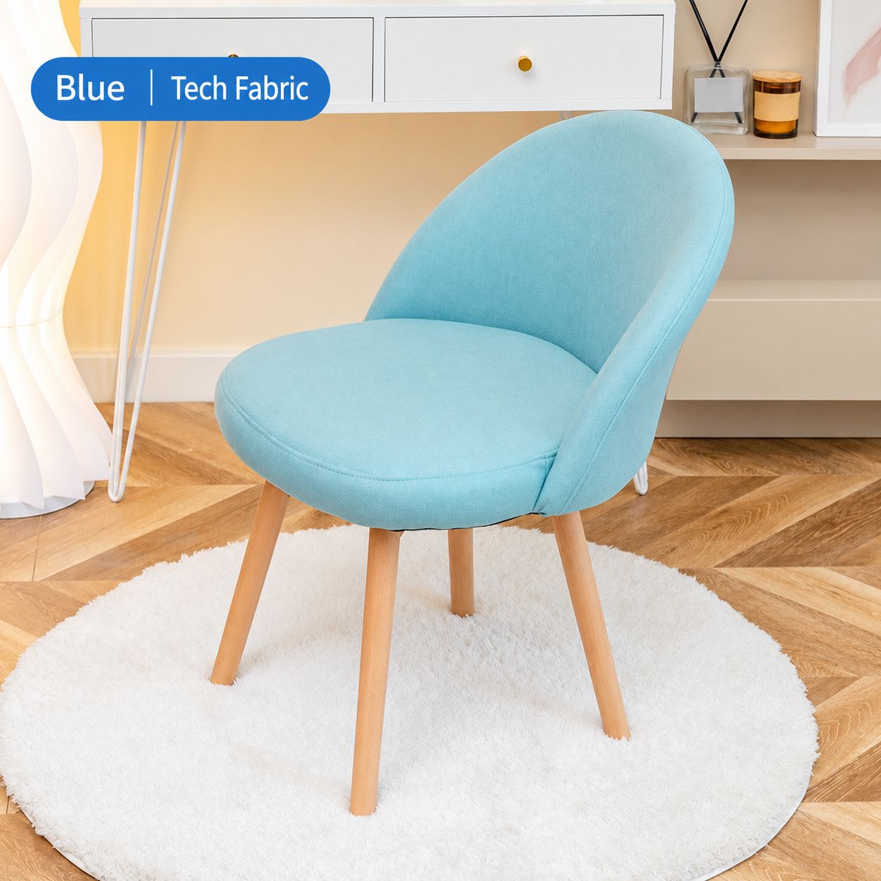 Blue tech fabric