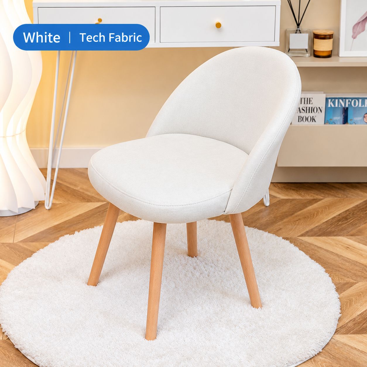 White tech fabric