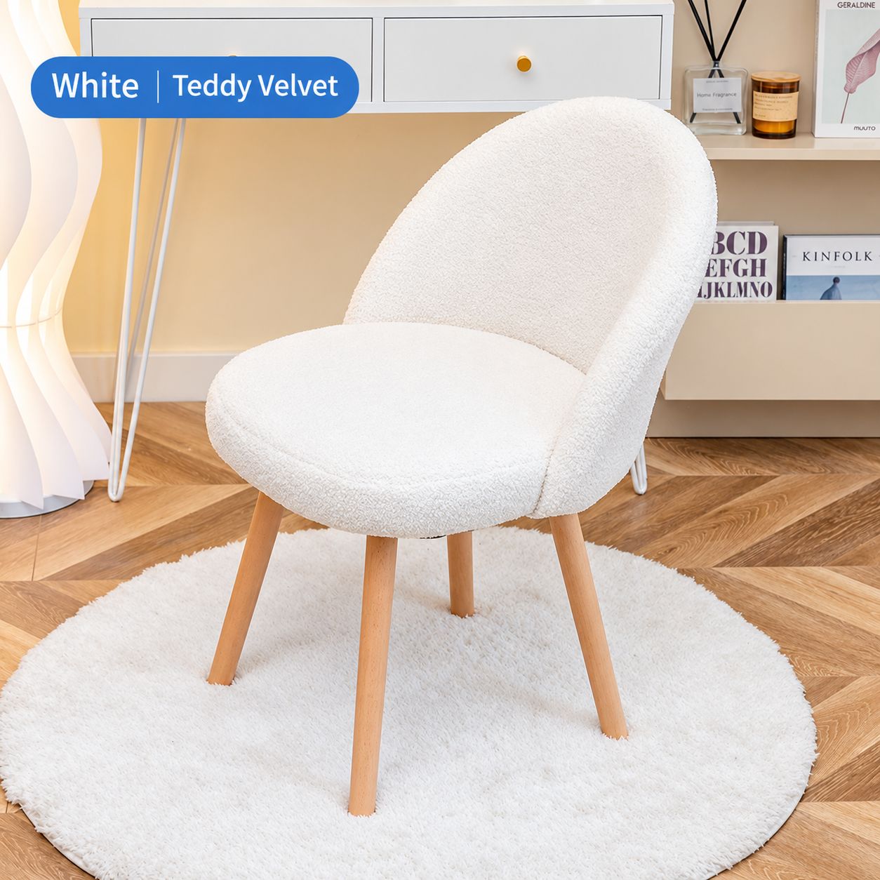 White Teddy Velvet