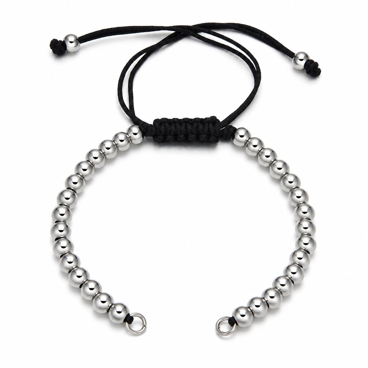 2:Black (silver beads)