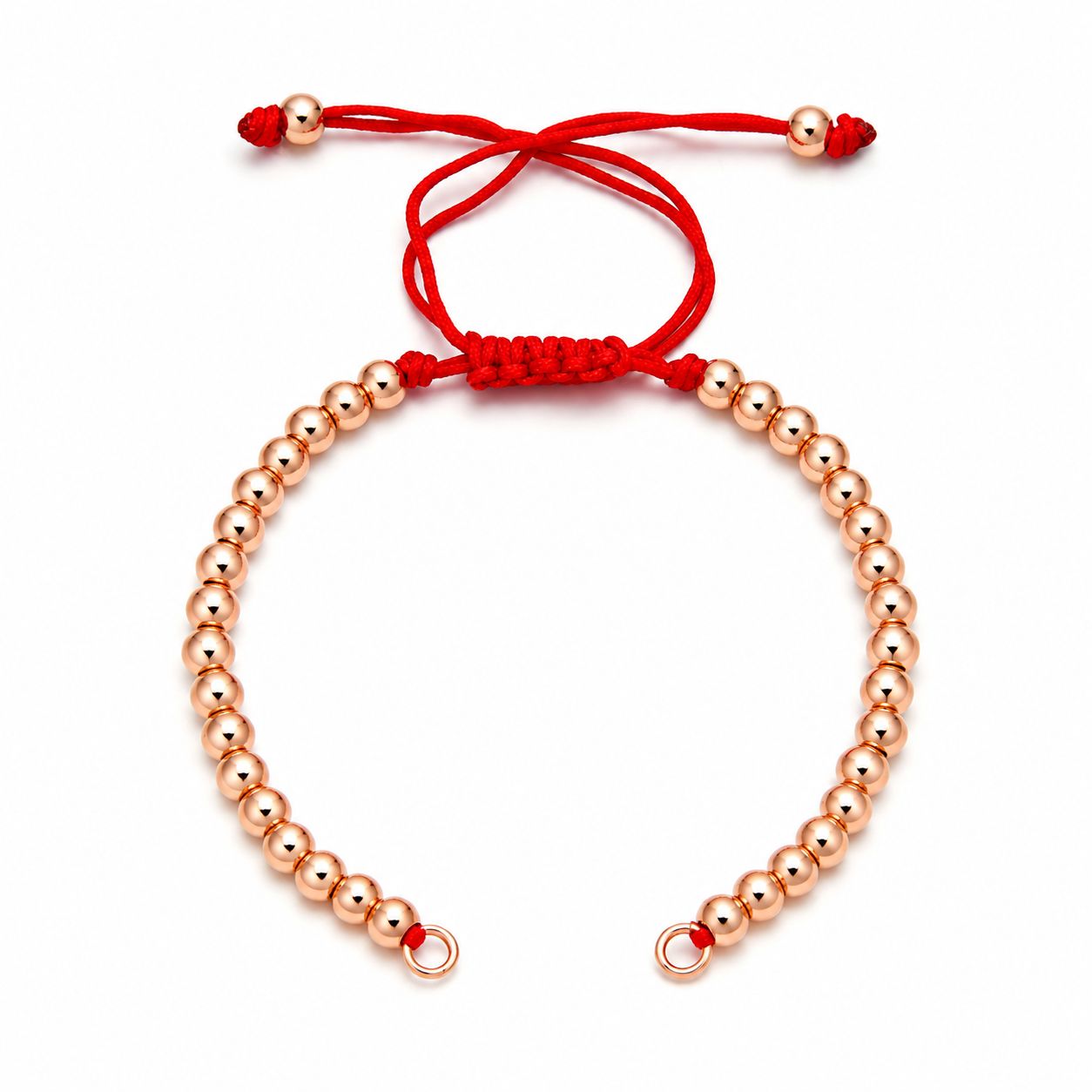 7:Red (rose gold beads)