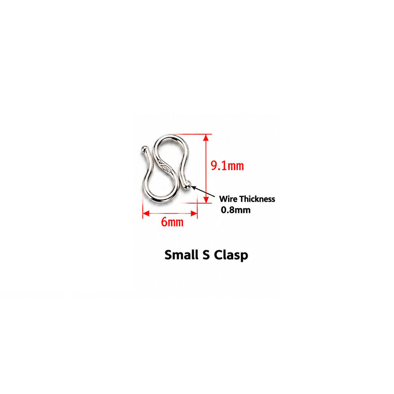 1:S buckle small 6x9.1mm