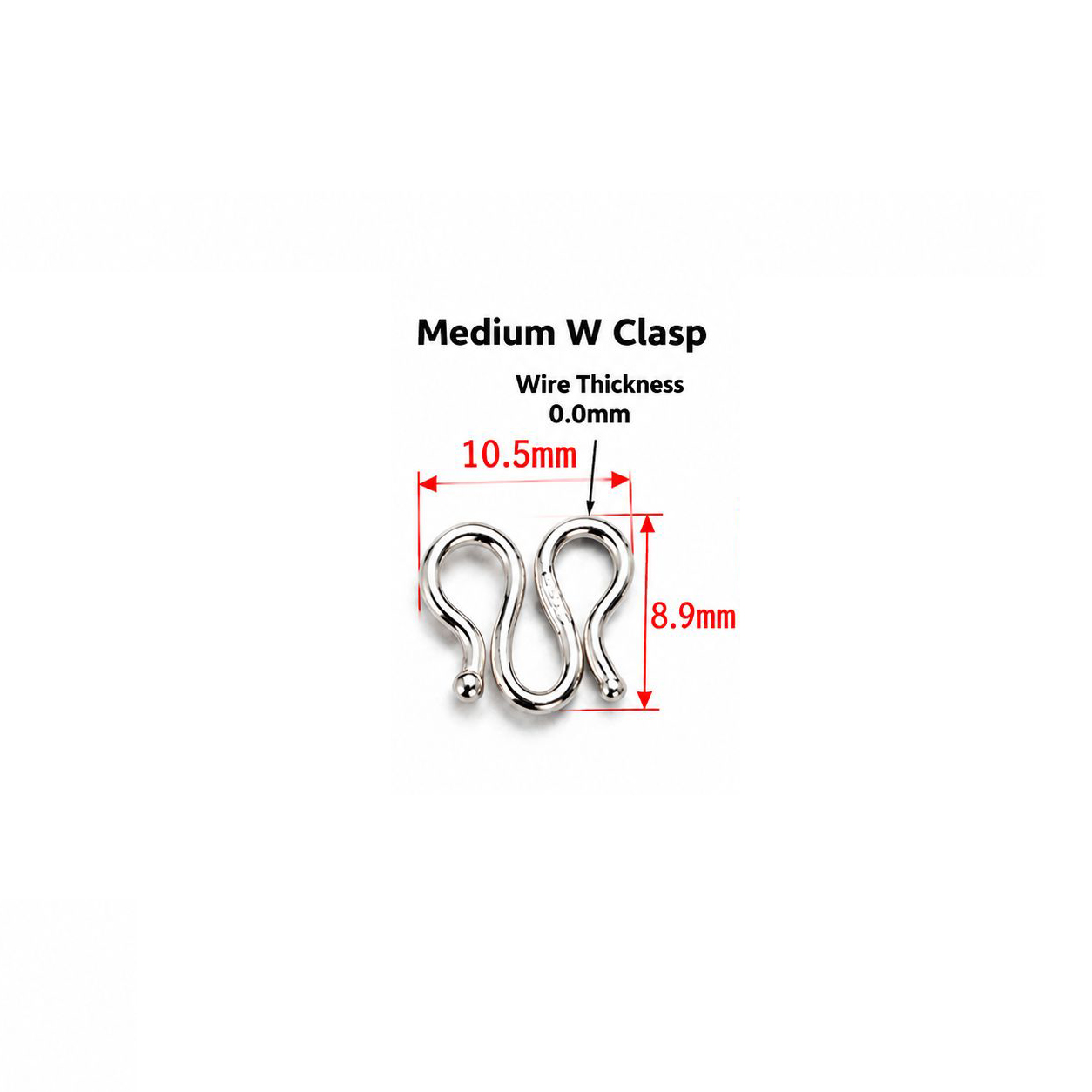 4:W buckle medium 10.5x8.9mm