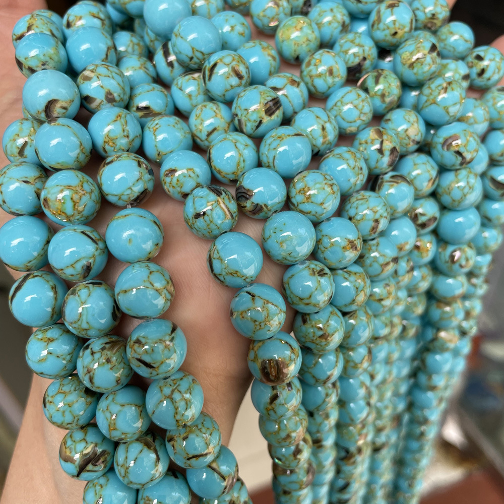 Lake Blue 8mm/47pcs