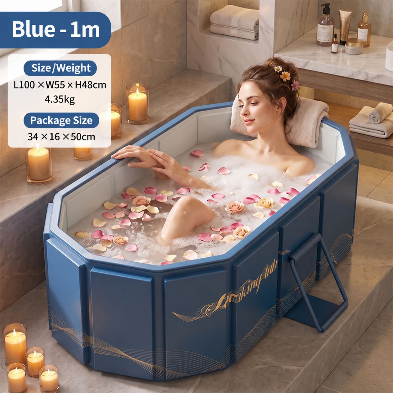 1m blue