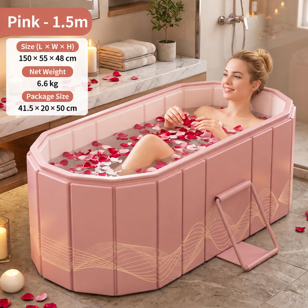 1.5m pink