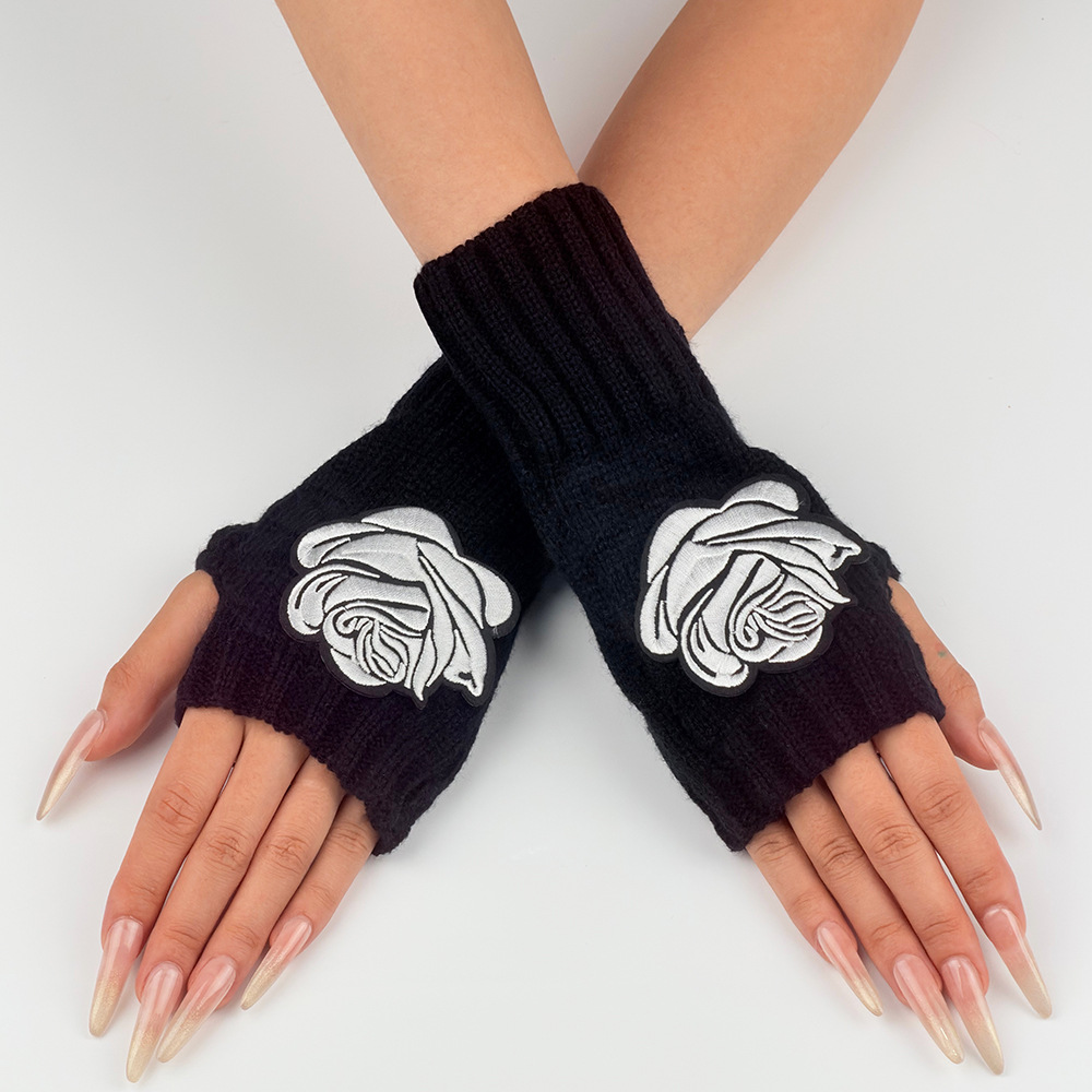 Black - white rose